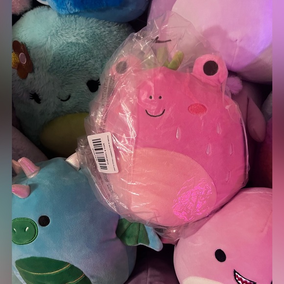 🍓🐸 Squishmallows Adabelle Strawberry Frog Boxlunch Exclusive 8” plush kawaii - Picture 2 of 9